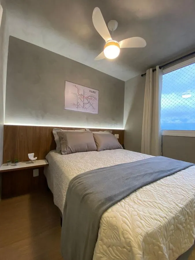Maravilhoso Apartamento Em Frente Ao Metro Bras ! Σάο Πάολο